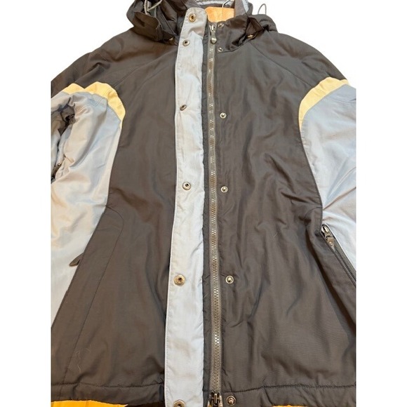 Helly Hansen Womens Ski Jacket Hooded Waterproof Breathable Blue Gray - Large - Picture 9 of 16